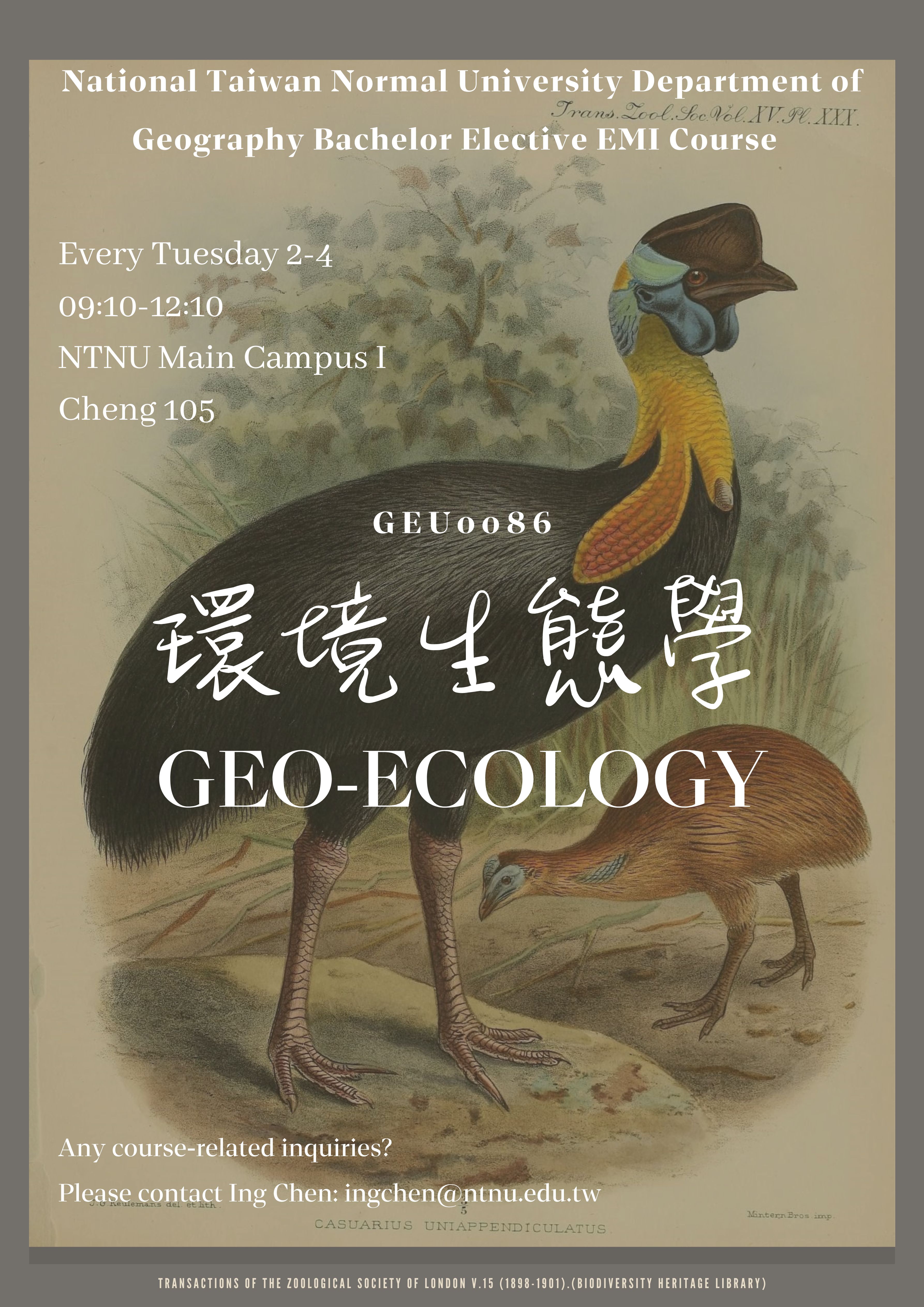 [112-2] Geo-Ecology